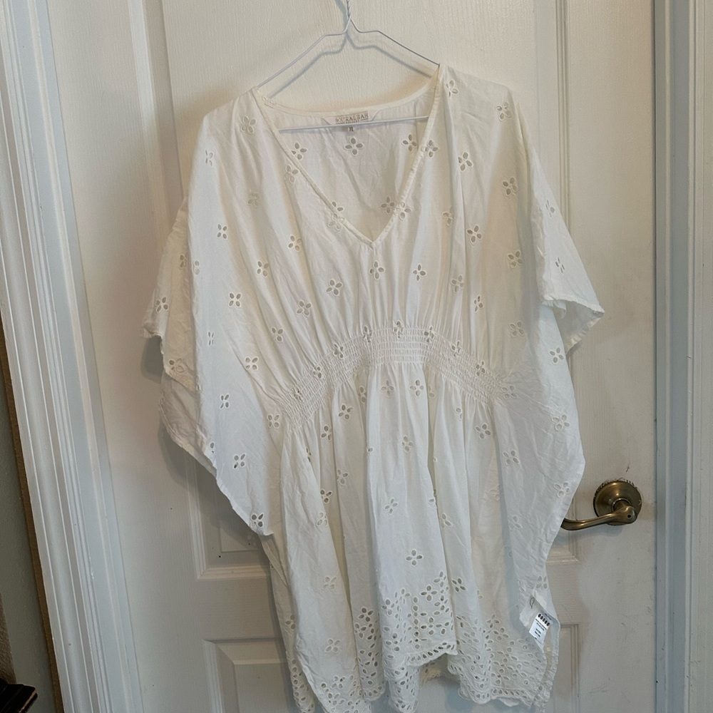 Shiraleah Ivory Eyelet Tunic Dress